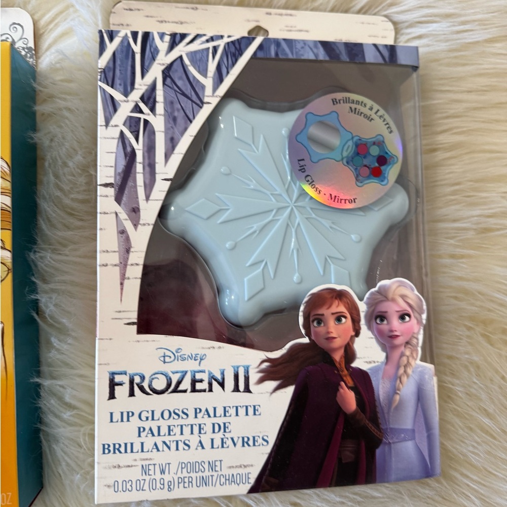 Disney Frozen II Snowflake Lip Gloss Set - Light Blue